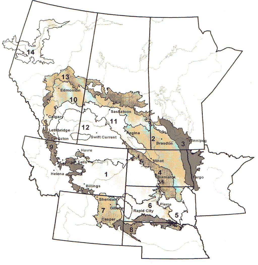Northern Great Plains Of North America