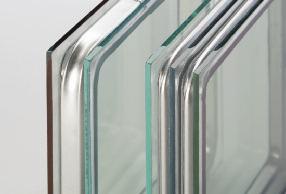 Low conductivity warm edge spacers keep the panes of glass apart.