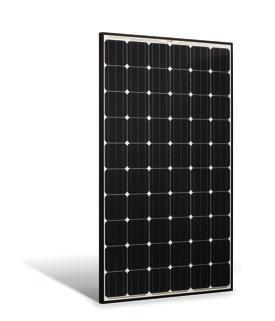Wp WSP, monocrystalline (Full Black) with nominal rating of