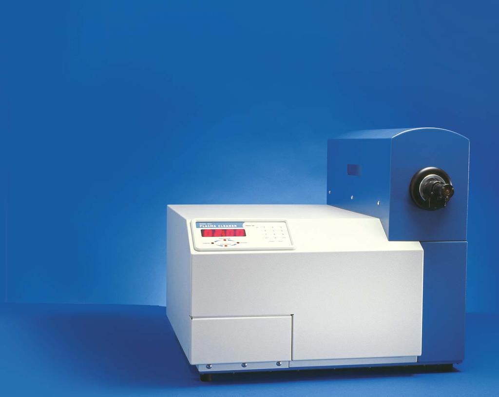 Model 1020 Plasma Cleaner Simultaneously cleans specimen and specimen holder. Cleans highly contaminated specimens in 2 minutes or less.