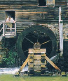 Hydroelectric Energy Humans have used the energy of falling water for thousands of years. Water wheels, such as the one shown in Figure 7, have been around since ancient times.