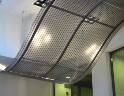 02 03 NEW INTERPRETATION OF CEILING SYSTEMS NEW INTERPRETATION OF CEILING SYSTEMS As a leading technical weaving company we have established metal mesh worldwide in the sophisticated architectural