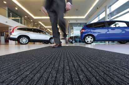 3M TM Nomad TM Aqua Series Textile Entrance Matting Traps more dirt and moisture than conventional entrance matting Maintains a clean welcoming entrance Based on Nomad s tried and tested dual-fibre