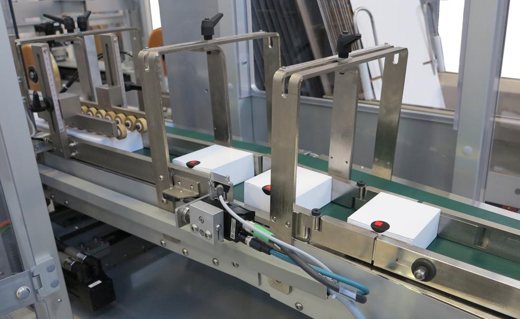 reach a production speed up to 60 cycles/minute, depending on box size and type of product feeding system.