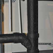 Easy to install, K-FONIK ST GK 072 wrapped around the pipe provides an acoustic comfort in a variety of test conditions. FRAUNHOFER INSTITUTE CERTIFICATE NO.