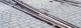 Series Six rail embedment is a non-foaming, pour-in-place liquid polymer that is a