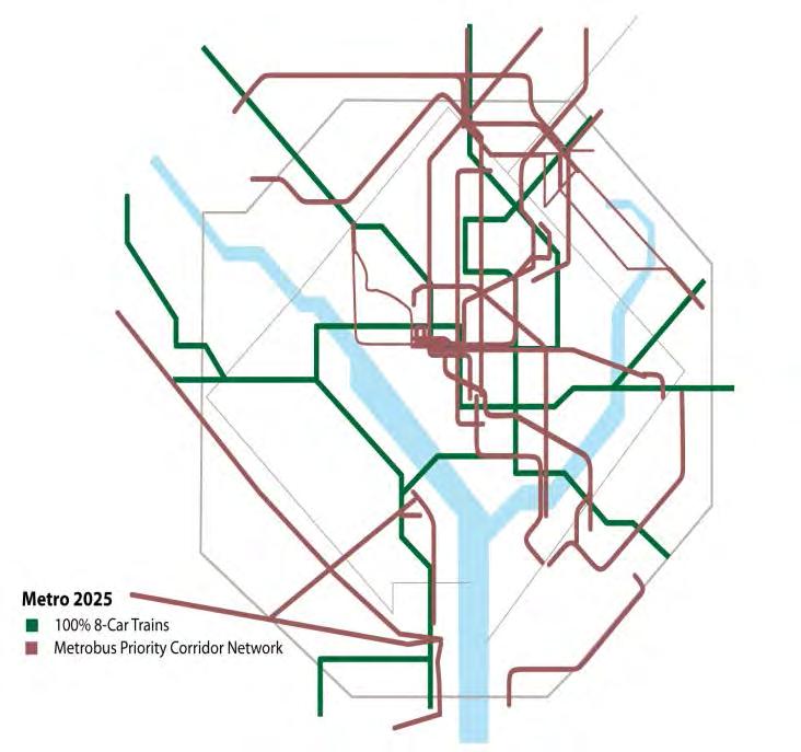 Complete Metrobus Priority Corridor Network (PCN) Summary: In 2008, Metro developed the Priority Corridor Network, a set of strategies to improve bus service along 24 corridors which transport over