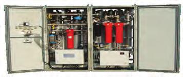 Fully enclosed IP 54 cabinet Certified dew point of -70 C available for LNG applications Capacity up to 500 Nm3/hr Used on