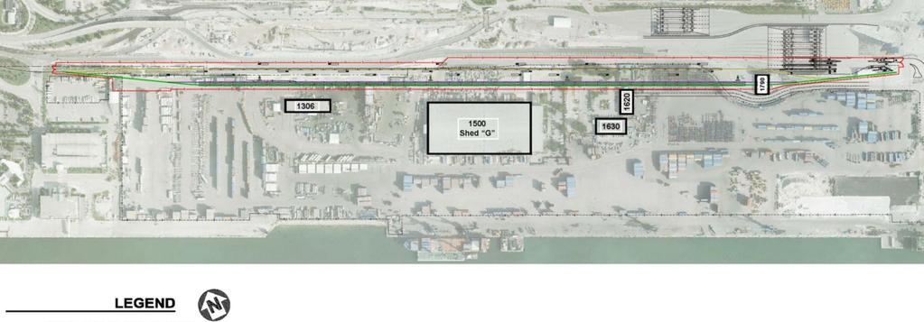 Rail Intermodal Yard Plan View Design-Build Services Contract (Gonzalez & Sons Equipment / Parsons