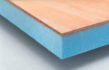 The thickness of insulant required can be varied to meet the U-value required with different construction materials.