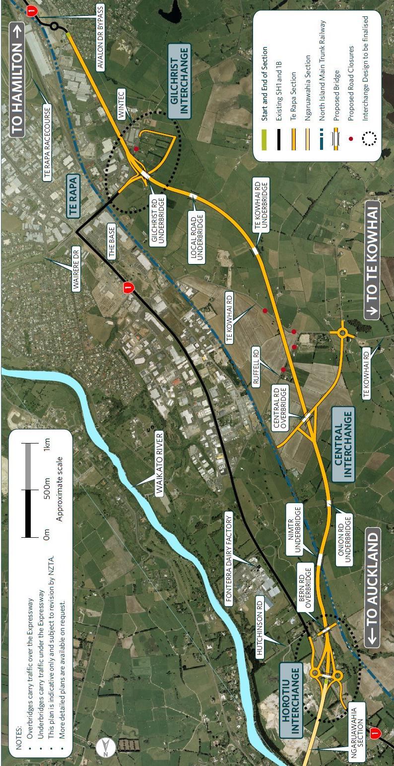 Figure 1 Te Rapa Route
