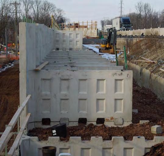PART III: CONSTRUCTION PROCEDURES FOR SINGLE SIDED STRUCTURES STAGED CONSTRUCTION T-WALL should be constructed horizontally, one course at a time.