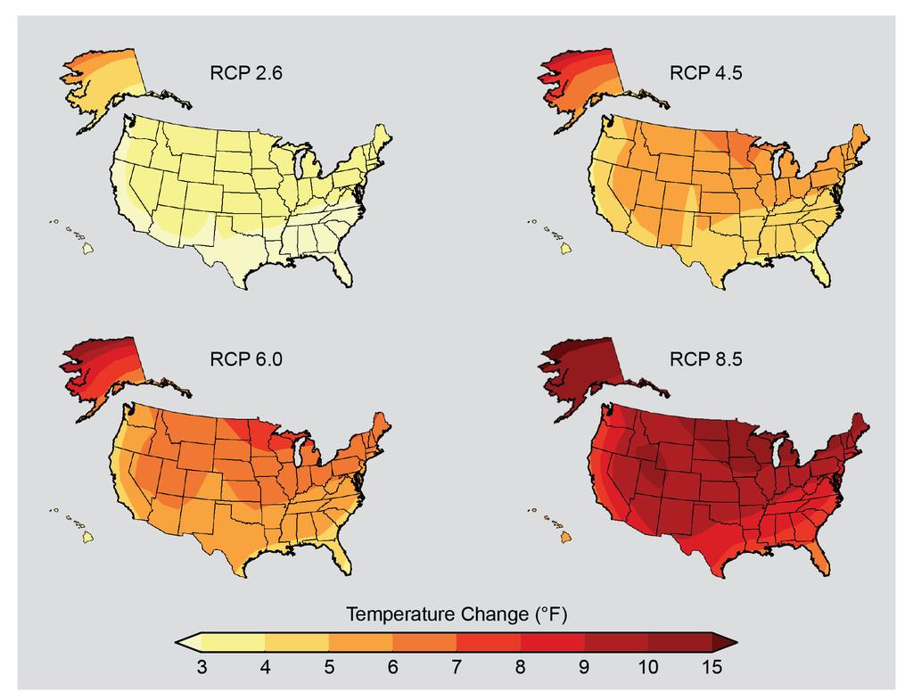 The inevitability of climate change, U.S.