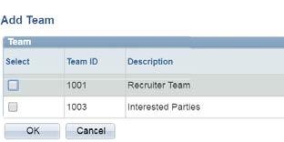 Interested Party: Add Interested Parties Team-1003. Screening Team: Leave blank. Click Save as Draft.