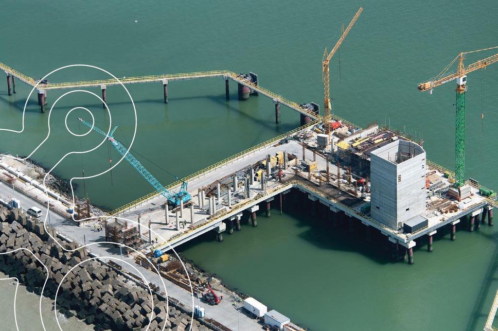 Delivery point for transshipment: the flange where an LNG ship delivers LNG to the LNG terminal within the framework of transshipment services.