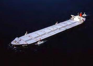 Loading operation on a coal carrier Capesize bulker Handymax bulker