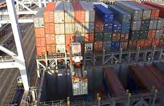 service. Containerships call at container terminals that have loading and unloading facilities and equipment.
