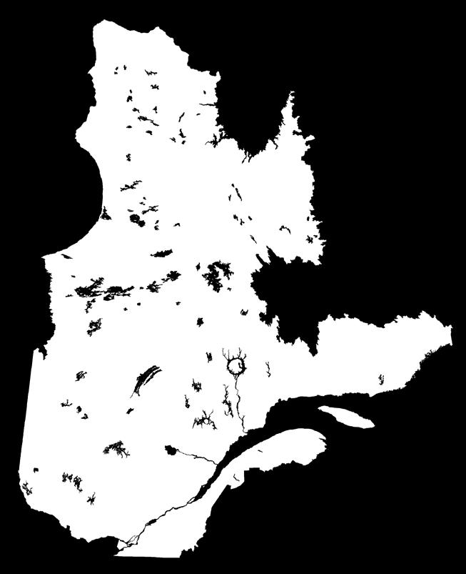 The territory to be served represents 14% of the land area of Québec, i.e. roughly 210,000 km 2. In its analysis, the Commission used the land area and the area to be served.