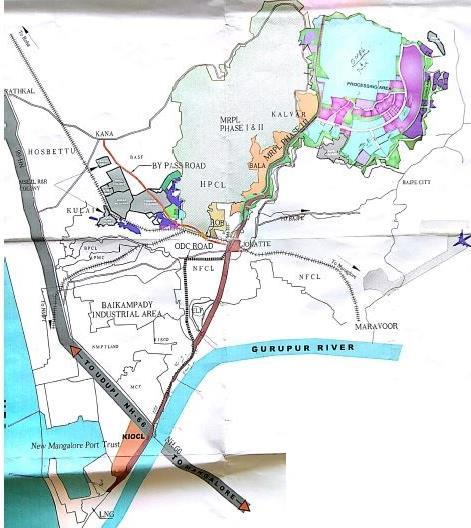 Introduction and Project Background 5 Figure 2: Route of Proposed Pipeline from Jetty # 9 to New Mangalore Port 7.
