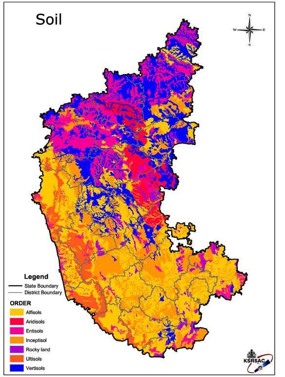 Site Analysis 32 for agriculture due to their fertility. The soil characterization in Karnataka State is shown in Figure 17 below. Figure 18: Soil Characterisation in Karnataka State 4.