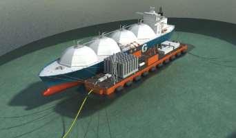 Offshore Mooring Configurations Spread Mooring ❶ ❷ ❸ ❹ ❺ ❻ ❼ ❽ Floating Storage and Regasification Unit (FSRU) Spread mooring Visiting LNG carrier moored