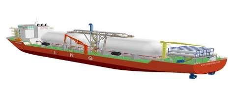 Trends: Small Scale LNG and LNG Bunkering Small LNG Carriers While conventional LNG carriers are designed to load, transfer and unload full cargoes between two terminal points, small scale vessels