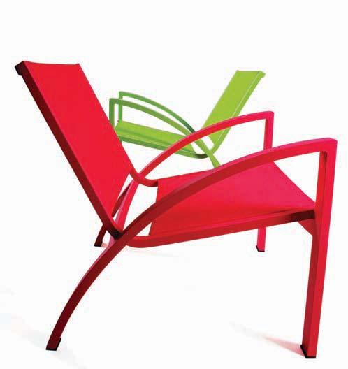 Lounge chair R-01 Material > Aluminum