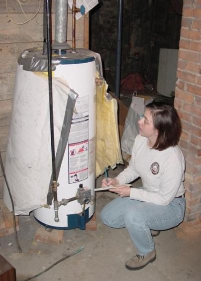 Visual Inspection Shell Measures Air Sealing and Insulation Blower Door