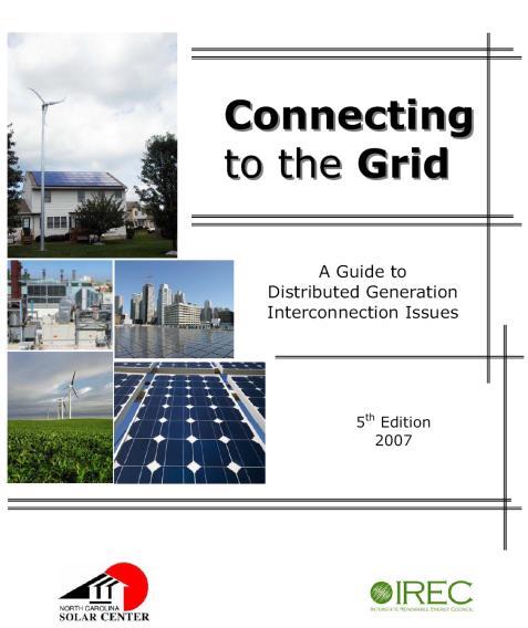 grid Must match utility power s voltage, frequency and quality Helpful Information: US DOE Small