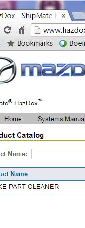View Product Catalog cont d For example, to find those parts associated
