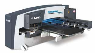 PUNCH Strippit PX Single-head punch press provides the ability to punch, bend, tap and form all on a single machine.
