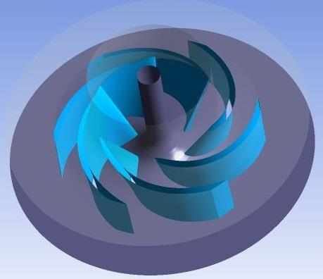 4. ANALYSIS OF IMPELLER 4.1. Analysis of Pump Impeller It follows the following steps. 4.1.1. Solid Modeling Solid model of the impeller blade is done using ANSYS Bladegen module, and it is shown in Figure 4.