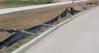 Design and Sizing Criteria for BMPs, Fencing is required on a slope, it shall be designed and installed per Table 3-4.