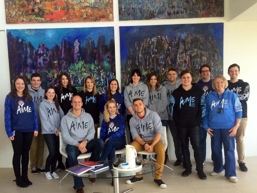 In all states, staff celebrated National Hoodie Day by wearing AIME hoodies and taking part in a morning tea event to raise funds and support AIME in the