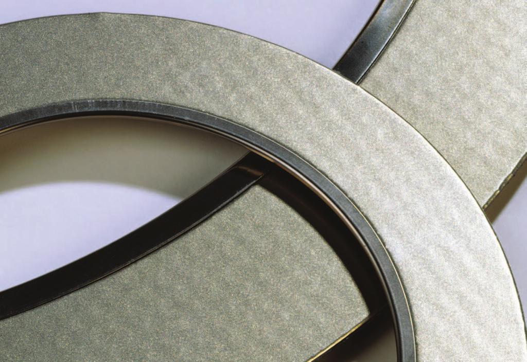 SIGRAFLEX MF Three-Component Gasket Made from Flexible Natural Graphite, Stainless Steel and PTFE for Minimum