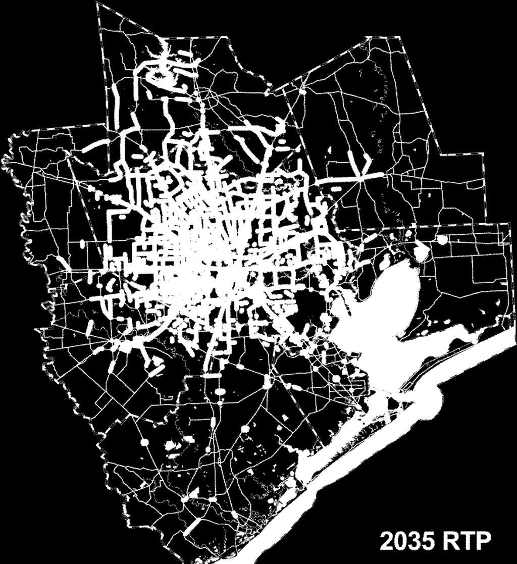 service throughout the very large metropolitan area around the Houston- Galveston Region.