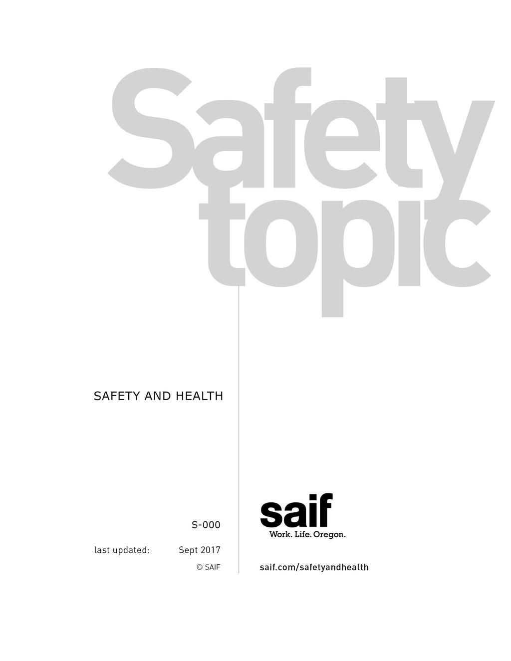 EMPLOYER SAFETY AND HEALTH Program