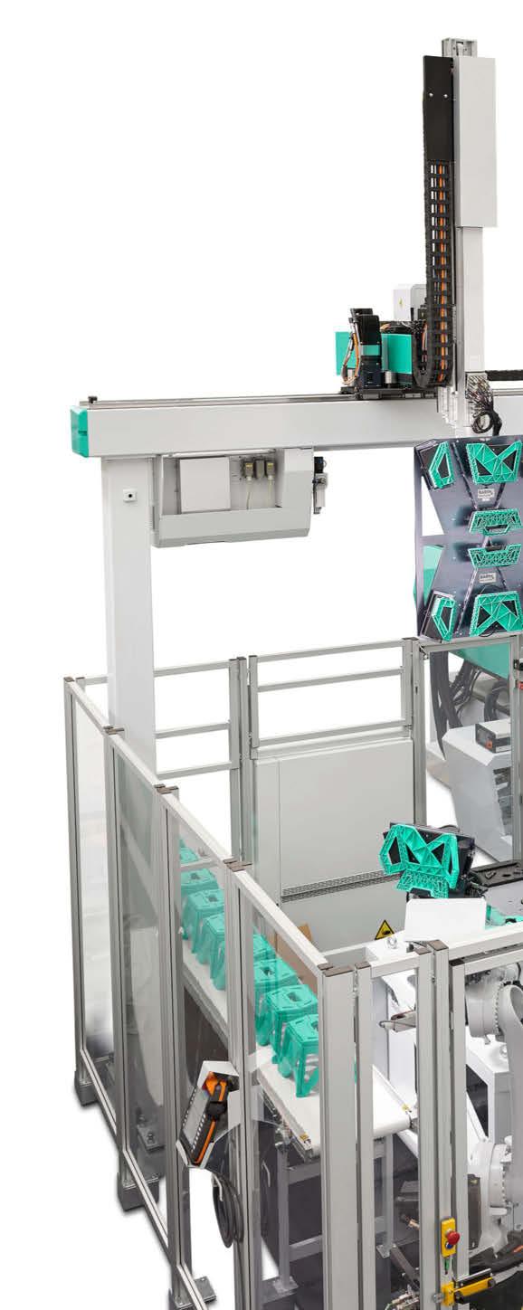 Automation is used to integrate a growing number of increasingly complex operations to increase added value around the injection molding process.