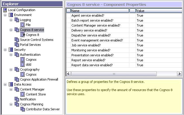 Dispatcher Dispatcher is a multithreaded Java process One dispatcher is available on each computer by default except the gateway server Starts all IBM Cognos services
