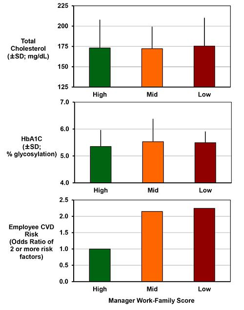 Figure 3. Managers' attitudes & practices associated with employee cardiometabolic disease risk 6. This figure has been modified from Berkman, L. F., Buxton, O. M., Ertel, K. & Okechukwu, C.
