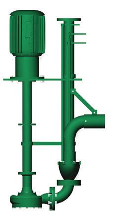 deep sumps Eliminates visible motor and piping Recirculator options available VERTICAL DRY PIT Used