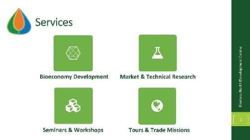 opportunity awareness, perform market and technical research, organize events and trade