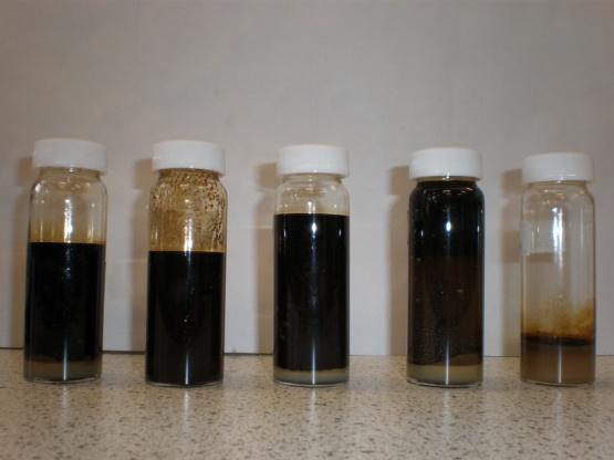 Examples of Upgrading Achieved Canadian Crude Oil Viscosity 1 5 Pa.s Viscosity after THAI process 0.58 Pa.s Viscosity after CAPRI process may be as low as 0.039 Pa.