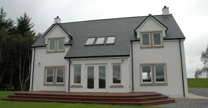 BEAUTY MEETS PERFORMANCE Low maintenance Our windows are supplied fully finished.