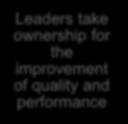 ownership for the improvement of quality and performance