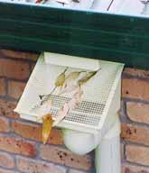 By screening leaves onto the ground, the Leaf Eater prevents gutters from blocking and eliminates a fire hazard.