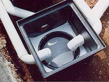 Filter Pits eliminate the need for a tank screen on top of the tank and reduce contamination of tank water.
