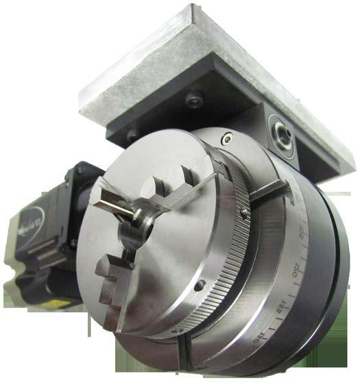 3-JAW MANUAL CHUCK (PROGRAMMABLE) Programmable by software with a manual 3 jaw chuck.