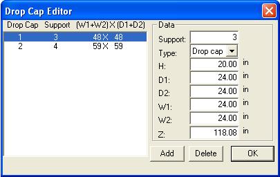 Edit Load - FIGURE 1.6-13 This button helps the user to edit the loads in the spans as shown in Figure 1.6-14.