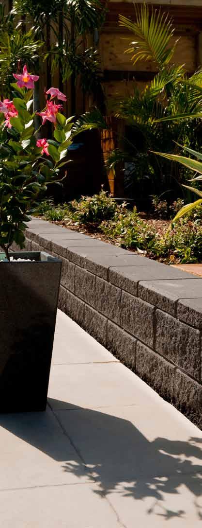 Modernstone This refined range with a sharp splitface is ideal for creating smart contemporary lines.
